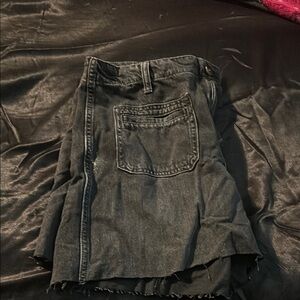 Super nice Jean shorts high rise worn 2 times!